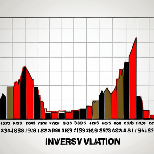 Home 6 **
A graph illustrating the inverse relationship between interest rates and business valuation. The graph should show interest rates rising while business valuation decreases, with labels indicating "Higher Interest Rates" and "Lower Business Value". The setting is a stylized financial market backdrop with stock tickers and rising/falling arrows.
**