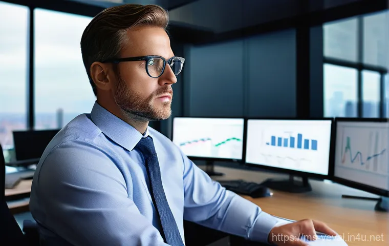 기업가치평가사 인사 평가 - **Prompt:** A dynamic performance review in a modern, sunlit office. A female business valuation spe...